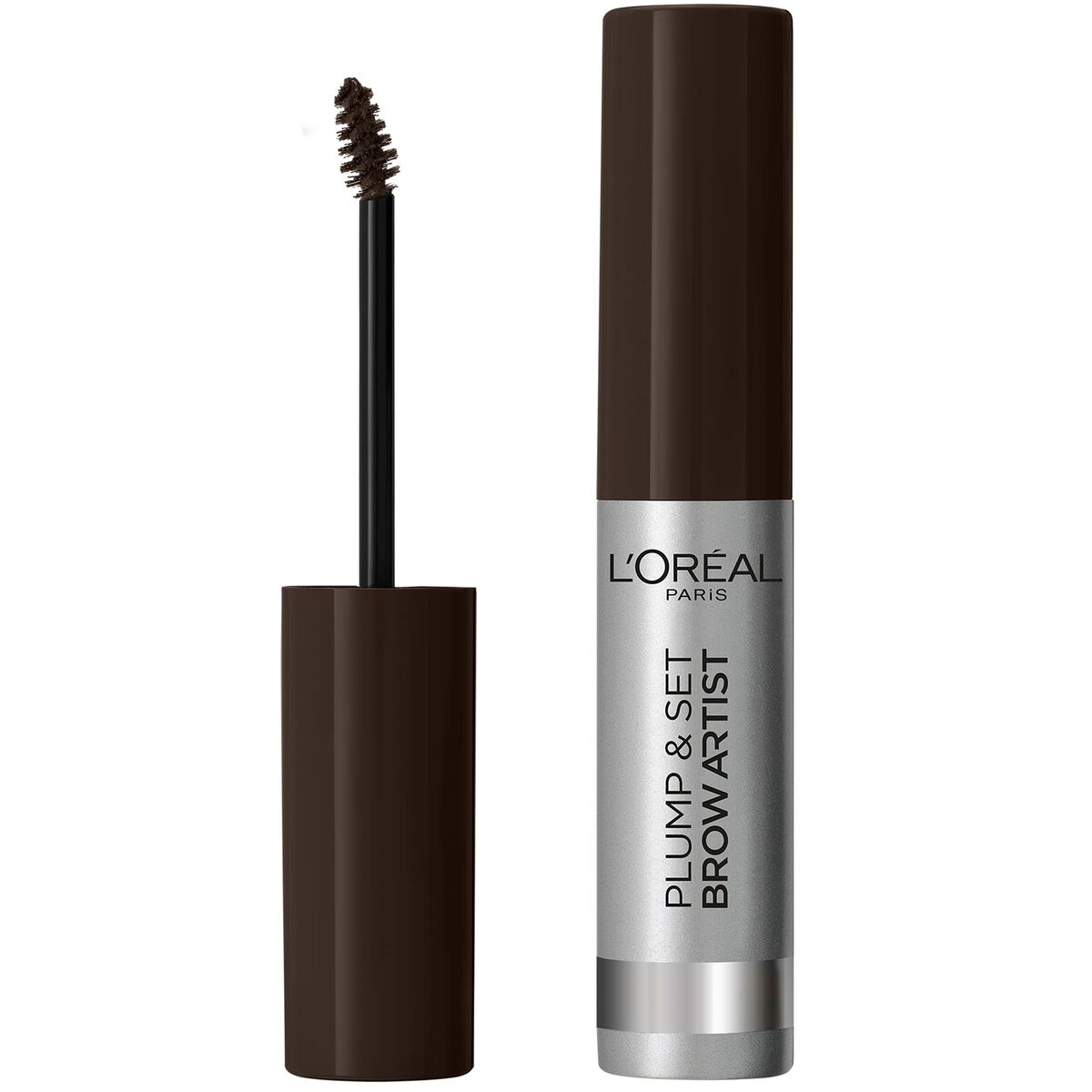L'Oreal Brow Stylist with open cap on a white background